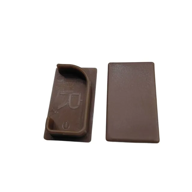 G Profile Handle Safety End Cap Set of 2pcs – PVC Caps for G Handles 35mm | Black, Rose Gold, Gold, CP Chrome, Grey Finishes (1018)