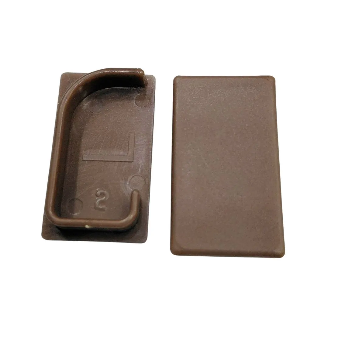 G Profile Handle Safety End Cap Set of 2pcs – PVC Caps for G Handles 35mm | Black, Rose Gold, Gold, CP Chrome, Grey Finishes (1018)