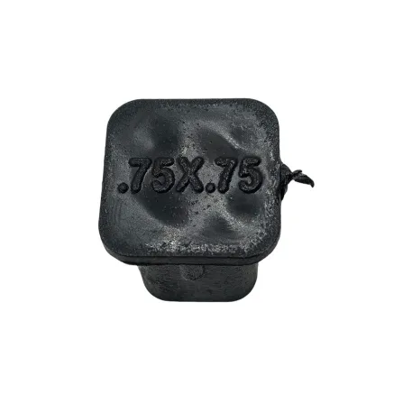 PVC inner bush black square rectangle economic end cap for square pipes medium furniture 20mm to 100mm (2310)