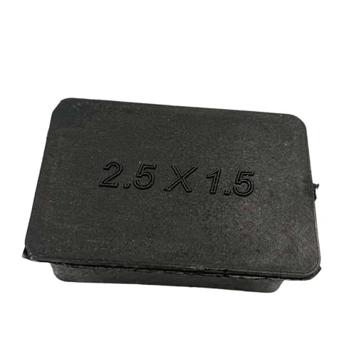 PVC inner bush black square rectangle economic end cap for square pipes medium furniture 20mm to 100mm (2310)