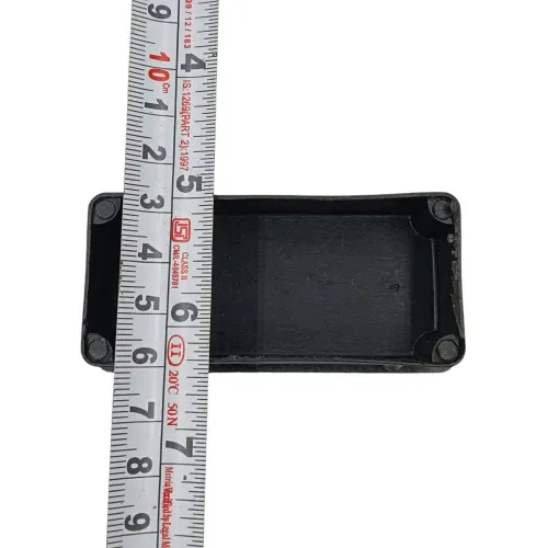 PVC inner bush black square rectangle economic end cap for square pipes medium furniture 20mm to 100mm (2310)