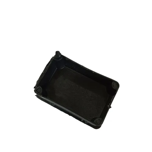 PVC inner bush black square rectangle economic end cap for square pipes medium furniture 20mm to 100mm (2310)