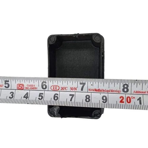 PVC inner bush black square rectangle economic end cap for square pipes medium furniture 20mm to 100mm (2310)