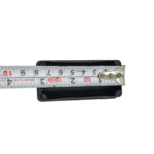 PVC inner bush black square rectangle economic end cap for square pipes medium furniture 20mm to 100mm (2310)