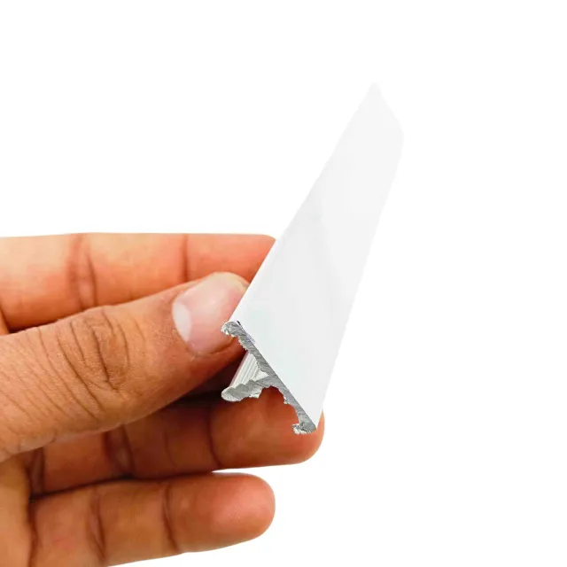 Aluminium T patti c.p brush finish 8mm,12mm ,20mm width heavy (10ft length) (1344)