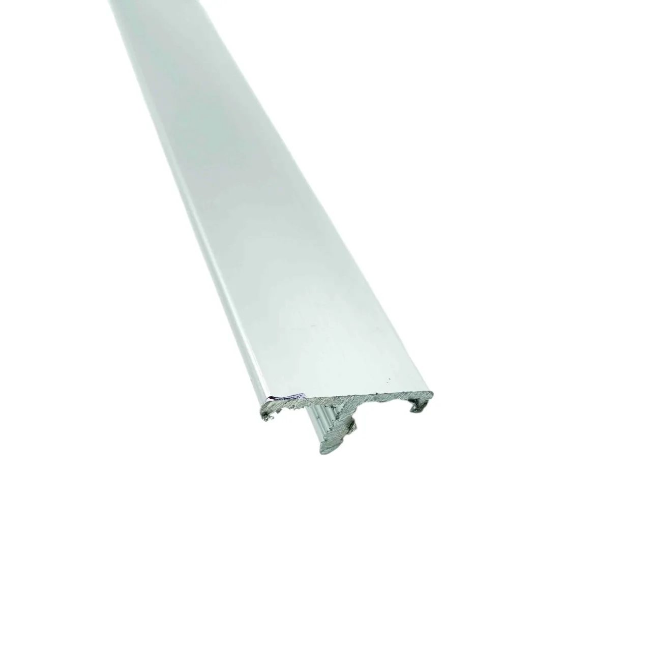 Aluminium T patti c.p brush finish 8mm,12mm ,20mm width heavy (10ft length) (1344)