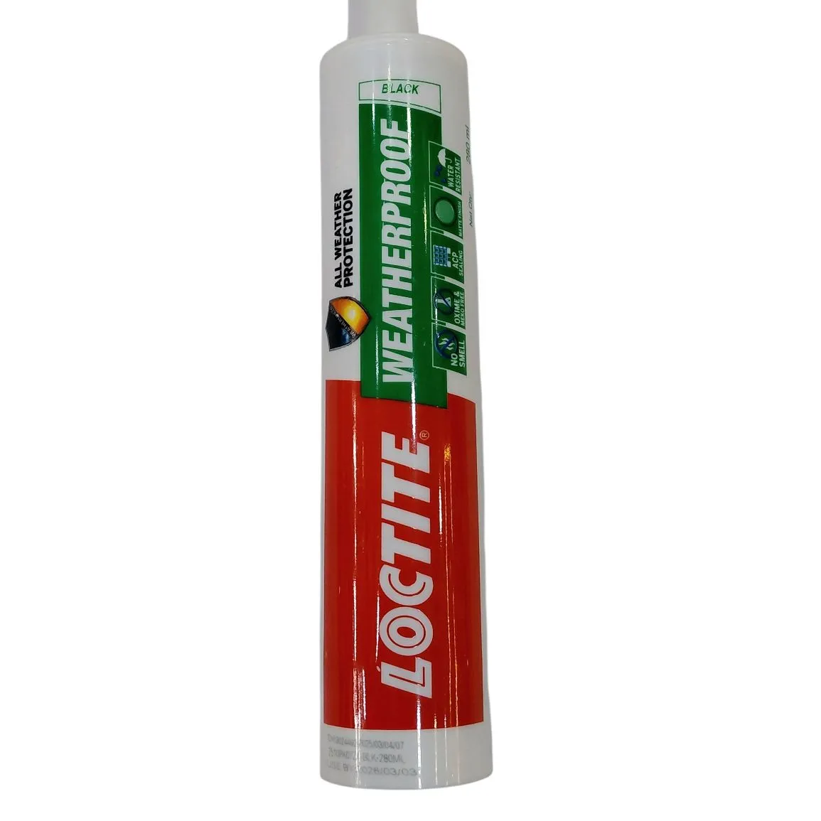 Loctite Silicone Sealant weatherproof Heat and Water Resistant  280ml – Black, White, Clear | Multi-Surface sealent (2951)