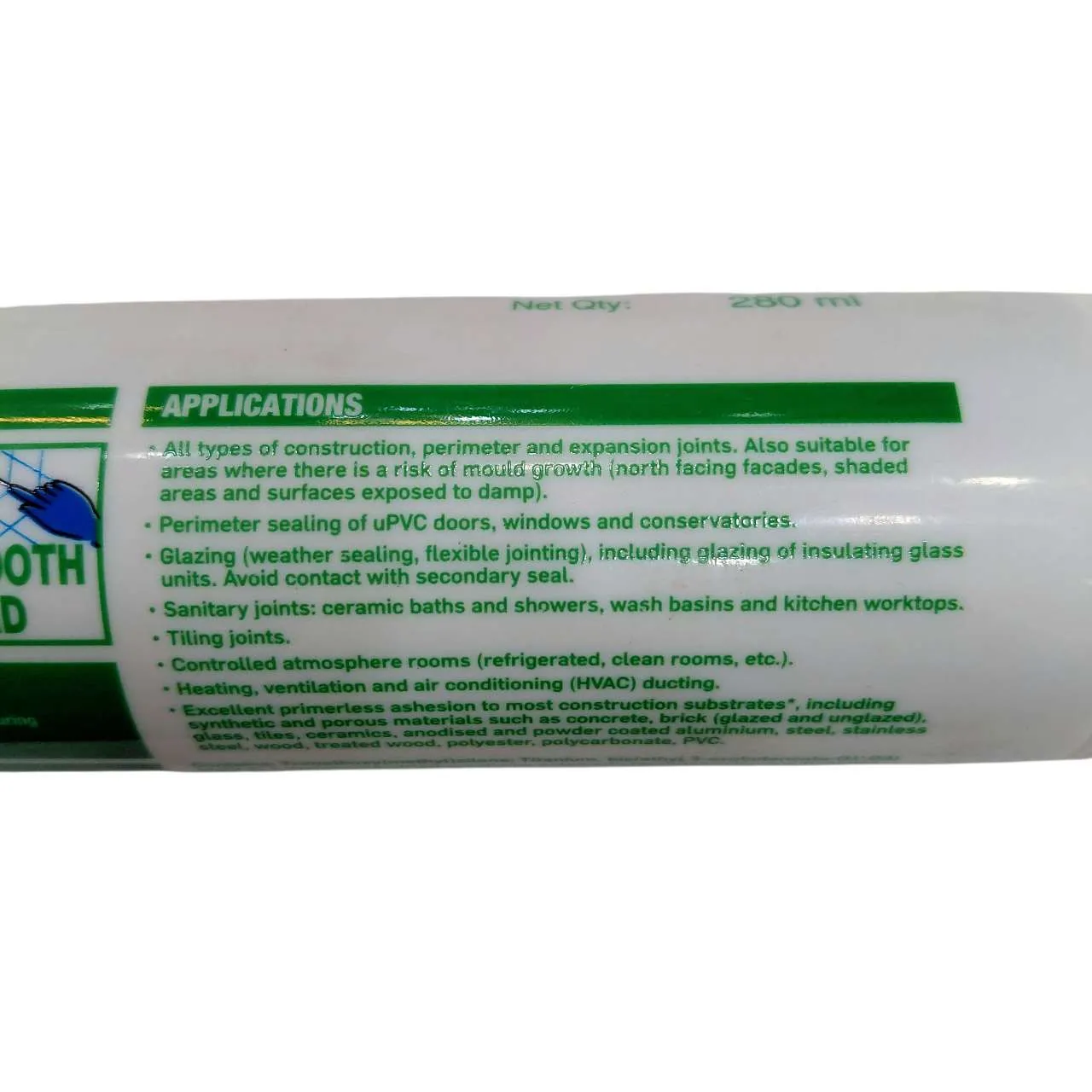 Loctite Silicone Sealant weatherproof Heat and Water Resistant  280ml – Black, White, Clear | Multi-Surface sealent (2951)