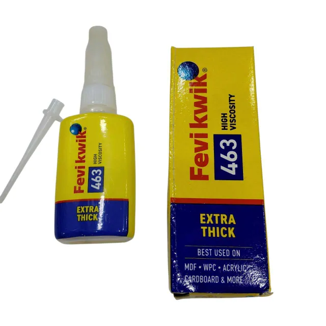 Fevi Kwik 463 Extra Thick by Pidilite | Multi-Purpose Gel Instant Adhesive high velocity 20gm(2952)