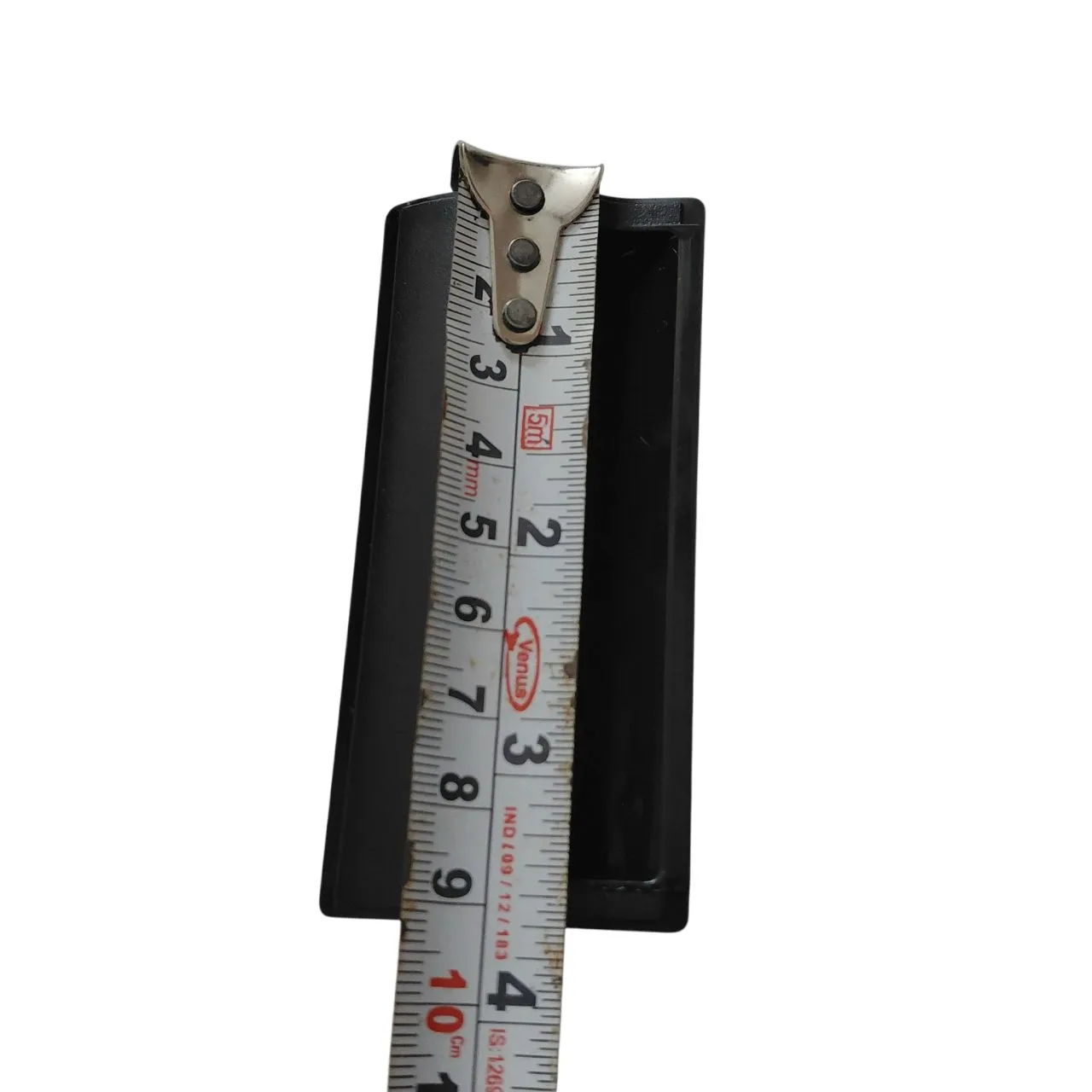 Ebco Recessed Concealed Handle PVC RH-90 Black 4"- Pull for Furniture ,Drawers and Sliding Doors(2990)