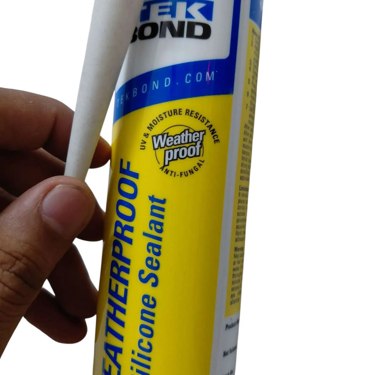 Silicone Sealant Light Brown – Tek Bond by Saint Gobain Weatherproof 400gm (280ml) Gap Filling (2953)