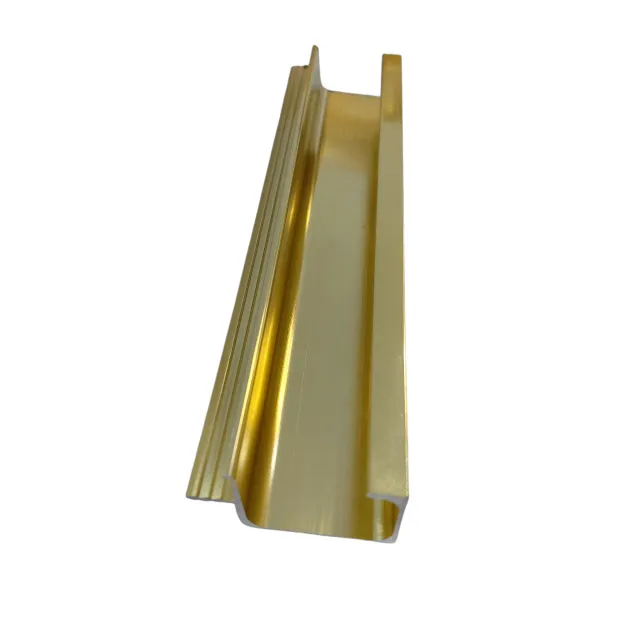 G Profile Handle Aluminium Premium Finish for Modular Kitchen 10ft Black,rosegold,gold,cp,grey(1221)