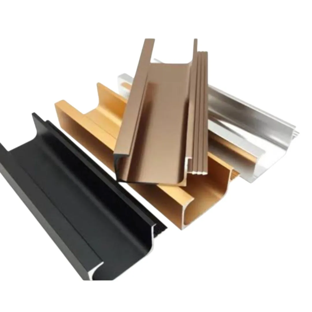 G Profile Handle Aluminium Premium Finish for Modular Kitchen 10ft Black,rosegold,gold,cp,grey(1221)