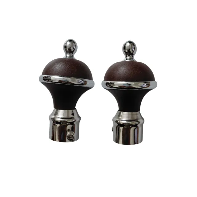 Curtain bracket steel with brown finish for 1" pipe (pack of 2pc bracket only) regular (2963)