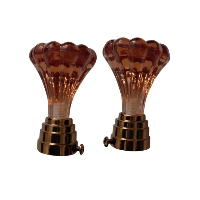 Curtain bracket Red Acrelic finish for 1" pipe (pack of 2pc bracket only) SV-513 (2969)