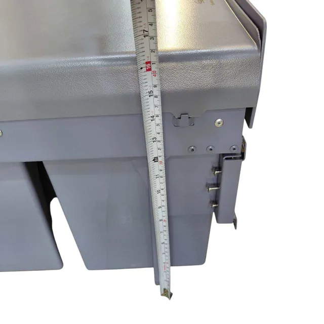 Double Pullout Dustbin for Kitchen 20L+20L Dry and Wet Waste, Grey Finish, 5-Year Warranty (2971)