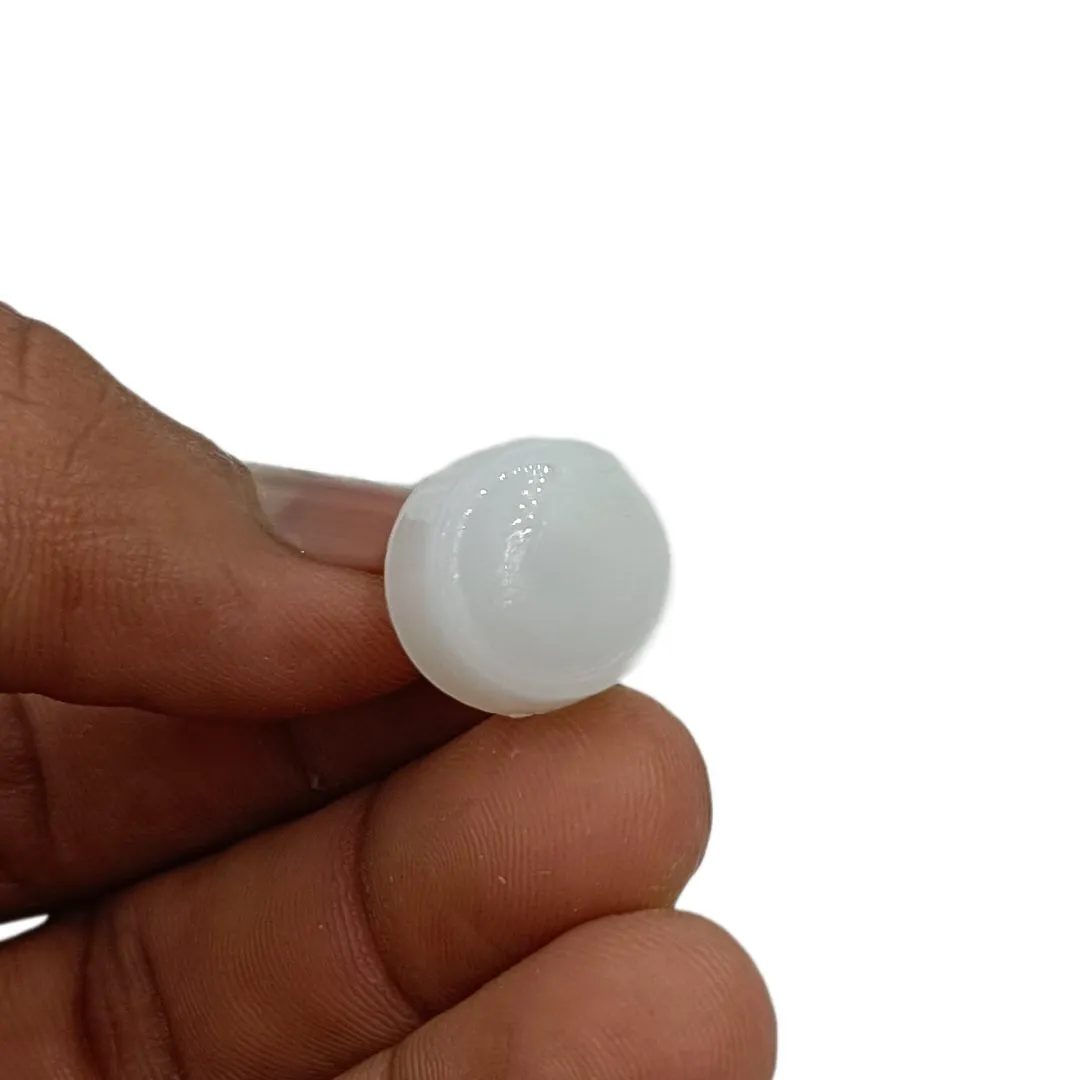 Ebco Bush with Pin Nail White 15mm (Ebco PP15) Pvc | Leg Protector | Safety Bush for Chair (2241)