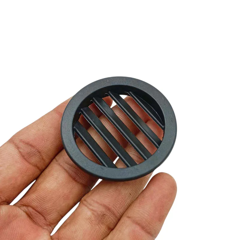 Ebco Air Ventilation Grill Jali VG40 | 40mm Round PVC | White and Black Cabinet Airflow Vent(2230)