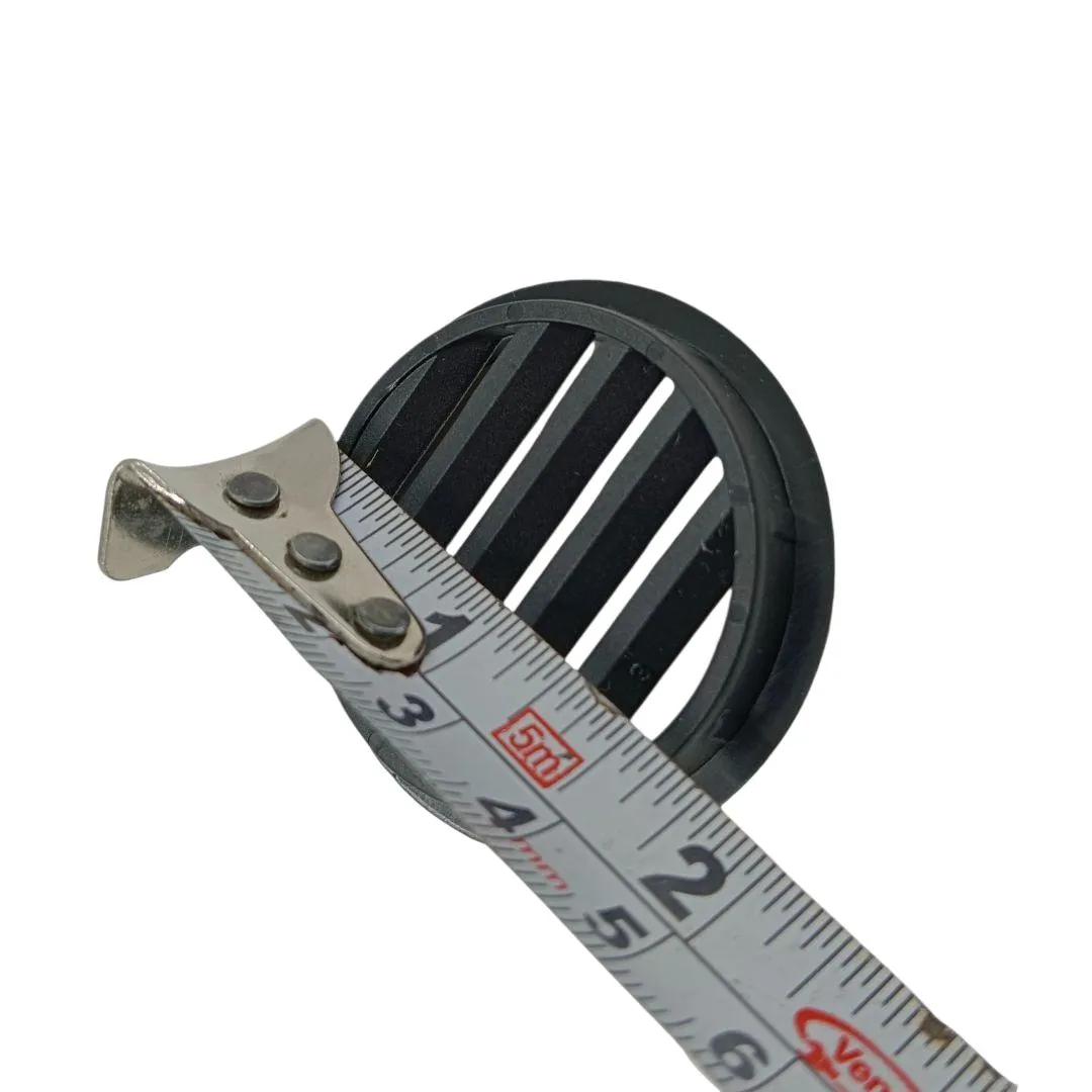 Ebco Air Ventilation Grill Jali VG40 | 40mm Round PVC | White and Black Cabinet Airflow Vent(2230)