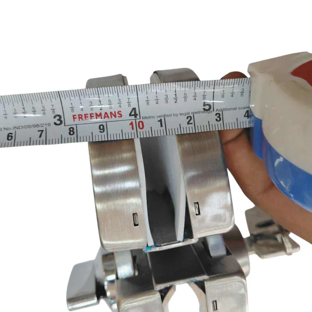 Double Glass Door Lock Key and Knob | Glass-to-Glass Door Lock for 8mm–12mm Glass | Stainless Steel | 1-Year Warranty (1102)