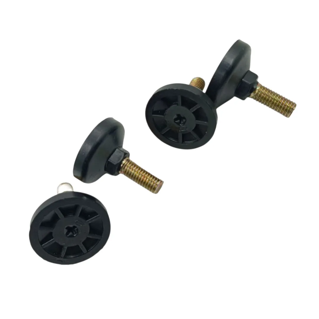Ebco Plinth Screw Bush with Bolt M12×24mm PSB1224 Black| 38mm Bush Width | Adjustable (2977)