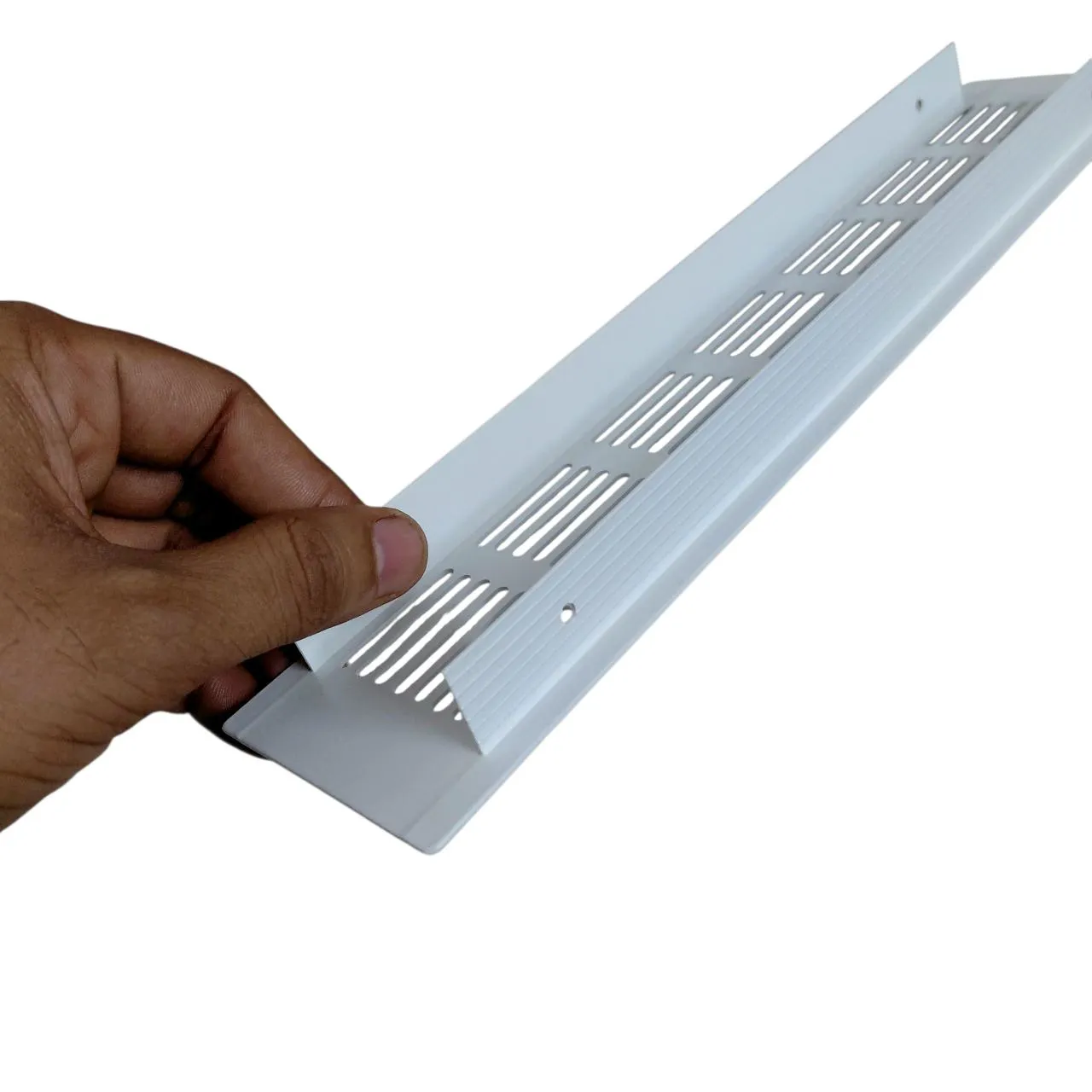 Ebco Air Ventilation Grill Jali White Aluminium – Rectangular width-2.5" x length- 4", 6", 9", 12", 18" (ASGS Series) (2348)