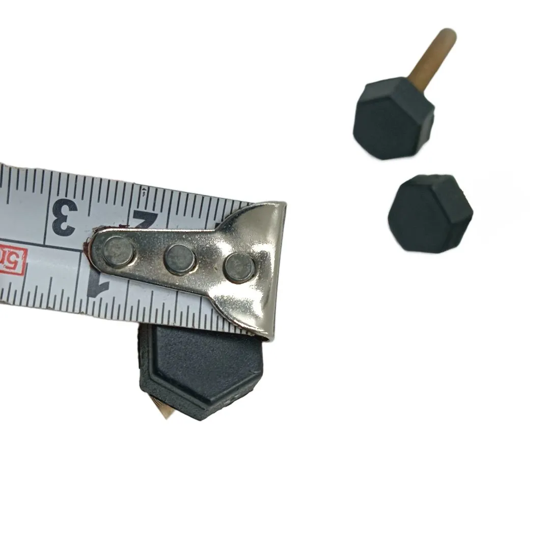 Ebco Plinth Screw Black Bush with Bolt M6×40mm PS640 – 20mm Bush Width | Furniture Support for Table and Chair  (2243)