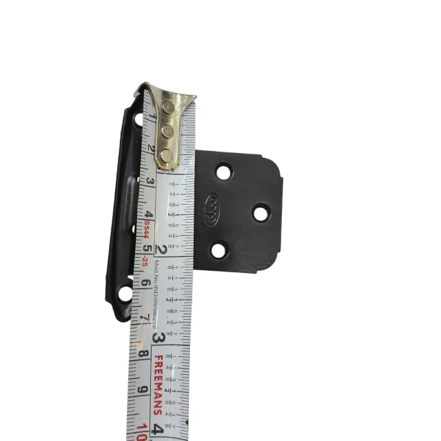 Ebco Cranked Hinge with Spring HKPC1-BR – 180° Opening, Soft Catch, Brown Finish,Cabinet Hinge set of 2pcs(2982)