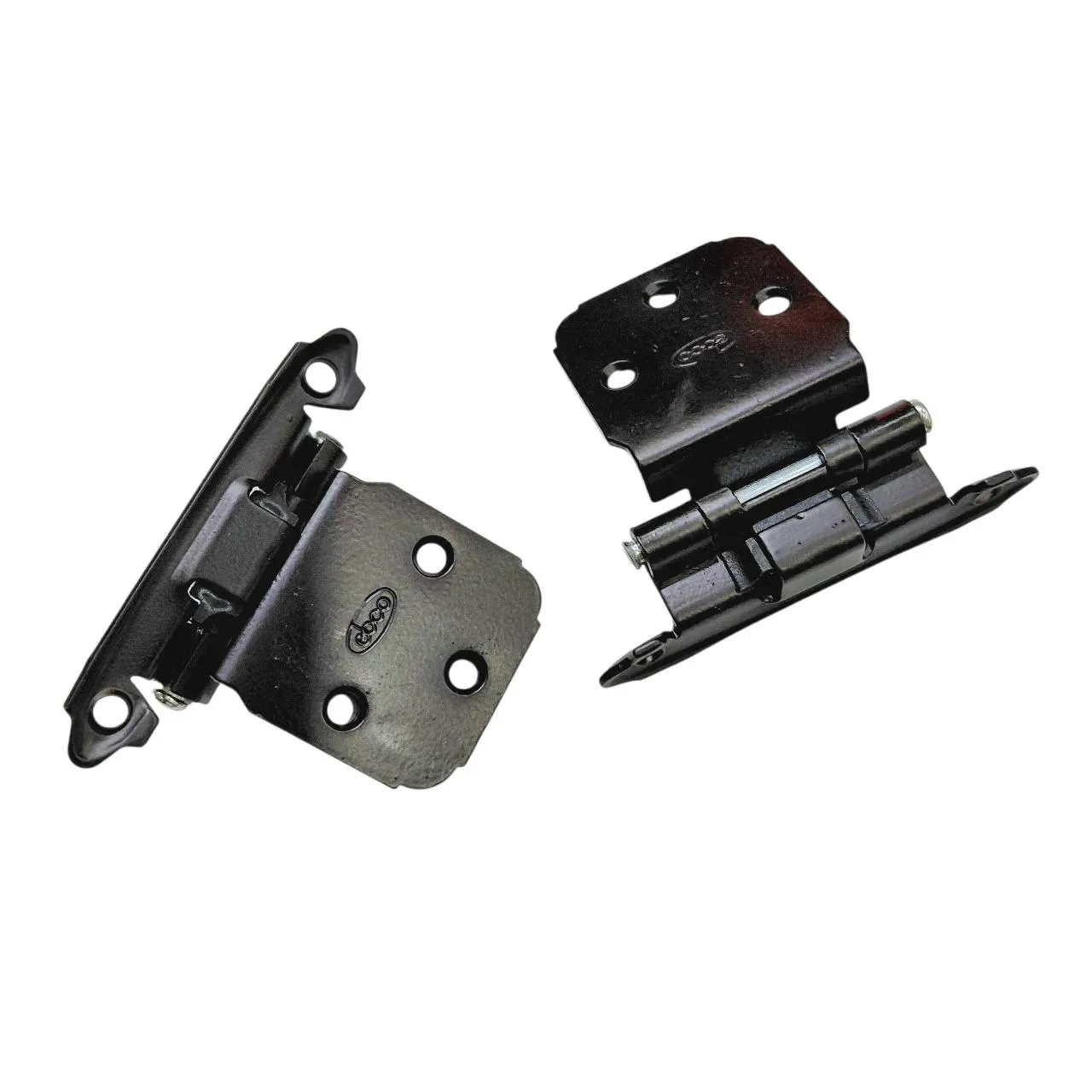 Ebco Cranked Hinge with Spring HKPC1-BR – 180° Opening, Soft Catch, Brown Finish,Cabinet Hinge set of 2pcs(2982)