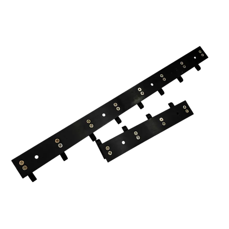 Cloth Hanger Robe Hook Black Matt Finish – Aluminium L-Type 4/6/8 Hooks Wall Hanger for Bathroom and Bedroom (2549)