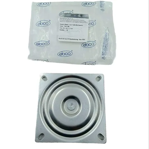 Ebco Turn Table Mechanism 360° Heavy-Duty Rotate Plate | square TTM Series 4", 6", 8"(2267)