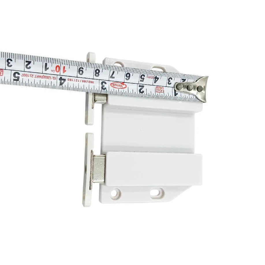 Cabinet Push to Open Door Catcher White Double Push Magnet for Handle-Less Doors (1268)