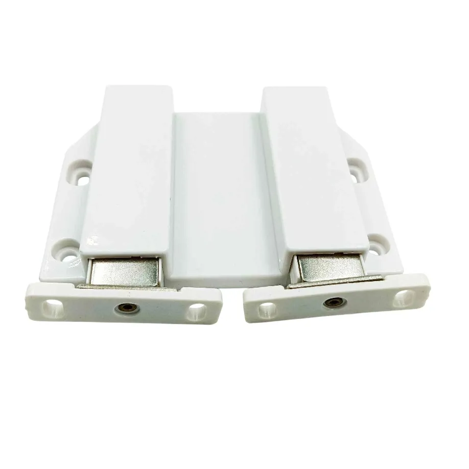 Cabinet Push to Open Door Catcher White Double Push Magnet for Handle-Less Doors (1268)