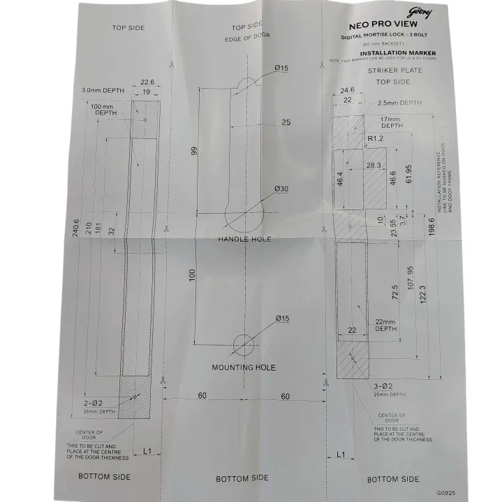 Godrej Smart Lock Neo Pro View Digital Lock with HD Camera 9690 | WiFi App, Fingerprint, PIN, RFID,Mobile APP| 7-in-1 Access | 3-Year Warranty(3002)