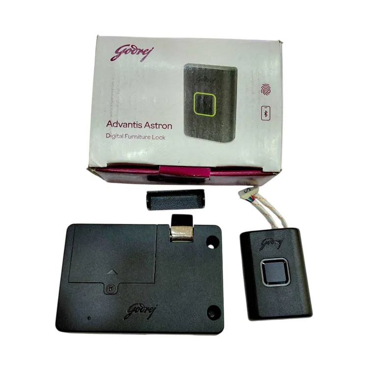 Godrej Smart Cabinet Lock Black Advantis Astron 9799 | Fingerprint, Bluetooth| Mobile App | Passage Mode |Digital Furniture Lock| 3 Yrs Warranty (3006)