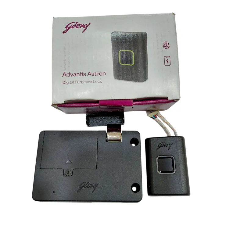 Godrej Smart Cabinet Lock Black Advantis Astron 9799 | Fingerprint, Bluetooth| Mobile App | Passage Mode |Digital Furniture Lock| 3 Yrs Warranty (3006)