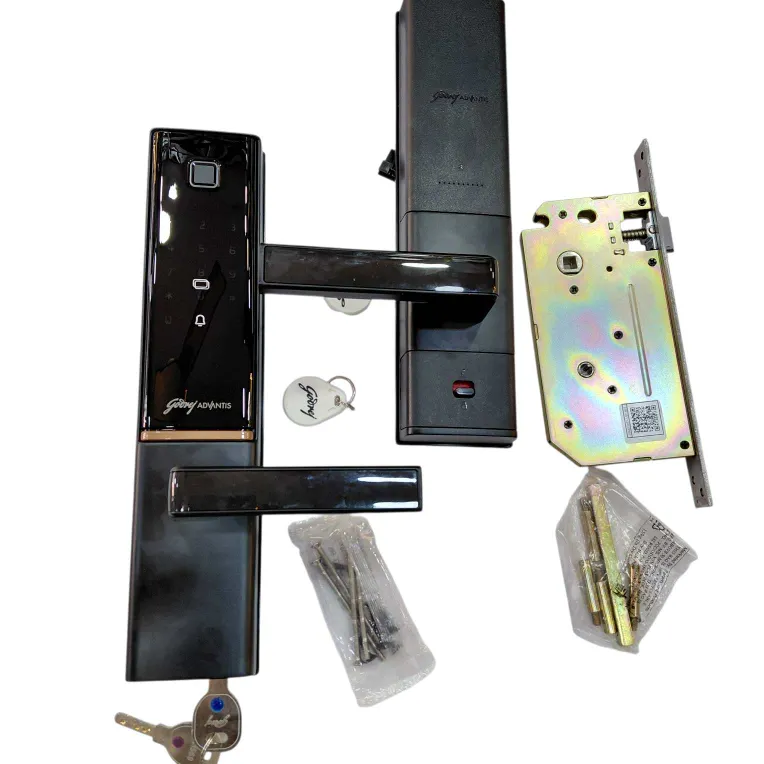 Godrej Advantis GSL D1 Smart Door Lock Black | 7-in-1 Digital Lock 4406 | WiFi, NFC, OTP Access, Bluetooth, Fingerprint, RFID, PIN, Key | VDP Compatible |3 Yrs Warranty | Free Installation (3