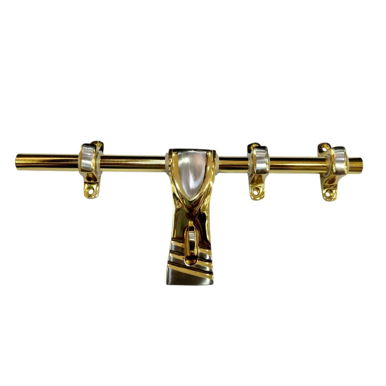  Brass Maindoor Aldrop 10 Inch Silver Gold Finish | 12mm Rod (3+1 Kutti) Himon SR-104 (3021)