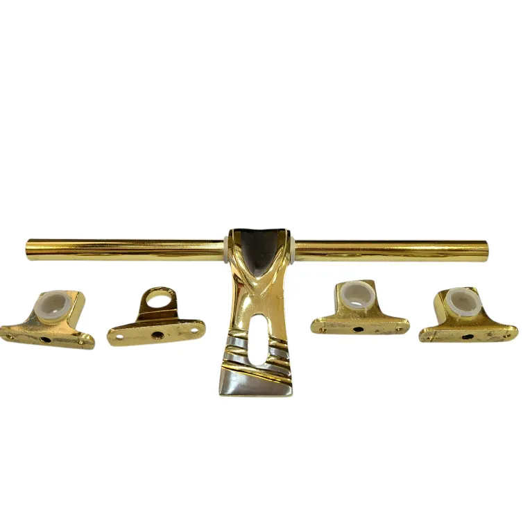  Brass Maindoor Aldrop 10 Inch Silver Gold Finish | 12mm Rod (3+1 Kutti) Himon SR-104 (3021)