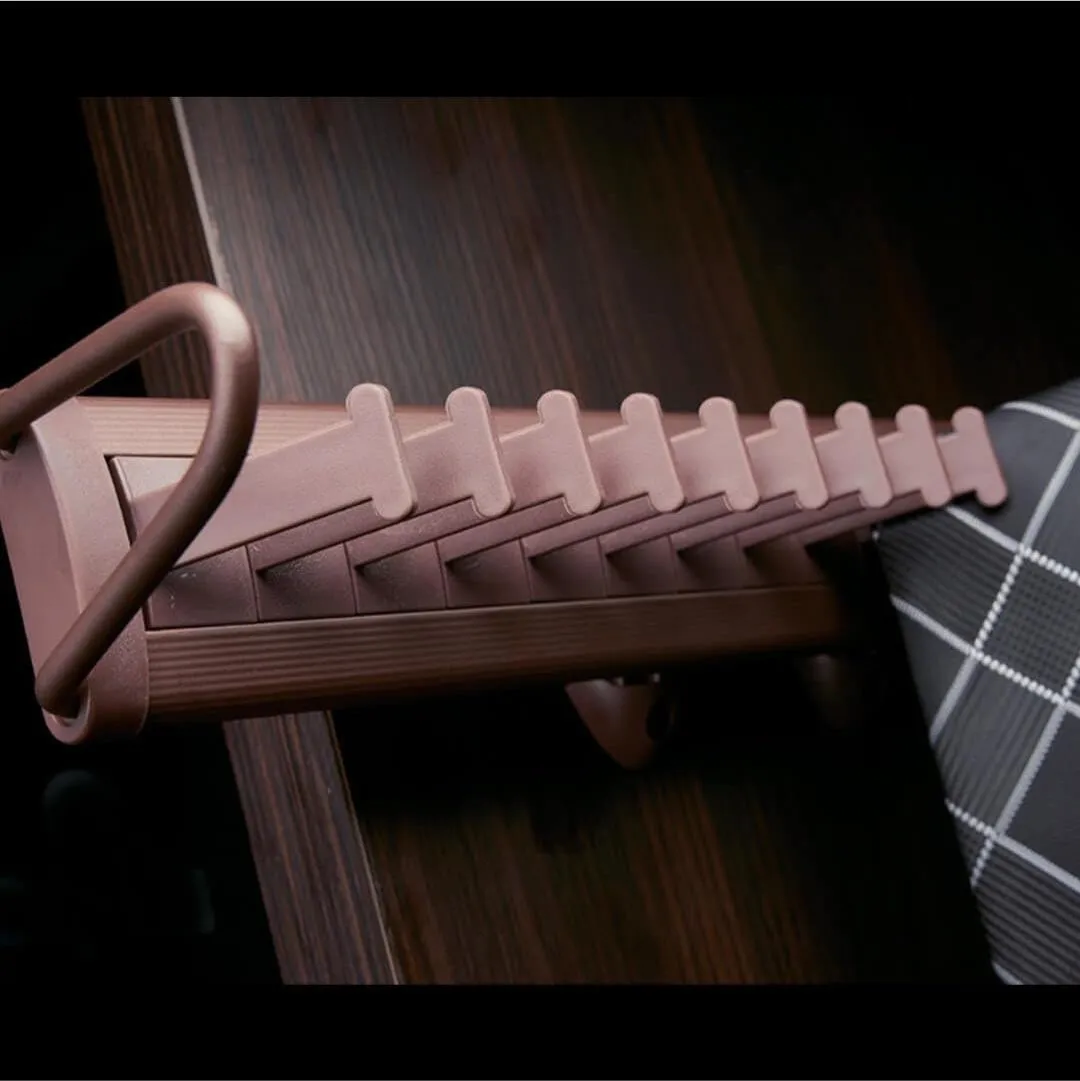 Wardrobe Pull Out | Tie And Belt  Organizer Rack hanger| Mocha Brown Finish | Side mounted 400mm | 2 years warrenty (3025)