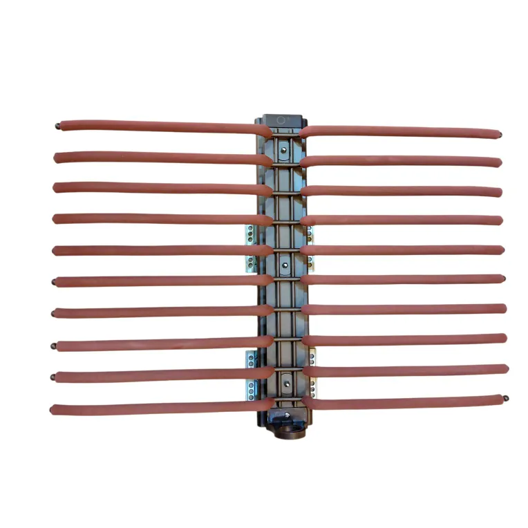 Wardrobe Organizer Pull Out Trouser/Saree Rack Soft Close Double Row 20 Arms Mocha Finish 650mm (3031)