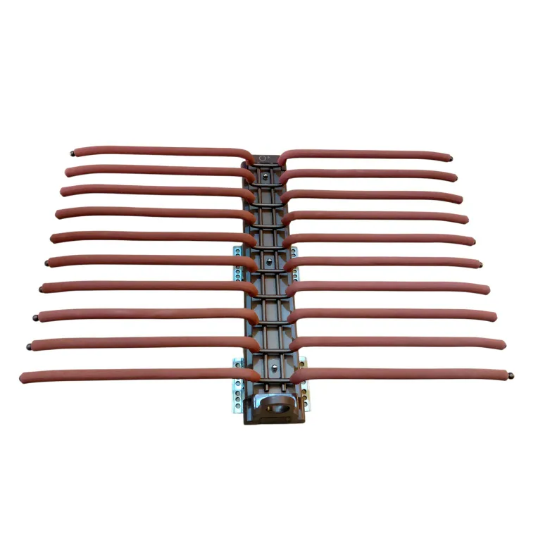 Wardrobe Organizer Pull Out Trouser/Saree Rack Soft Close Double Row 20 Arms Mocha Finish 650mm (3031)