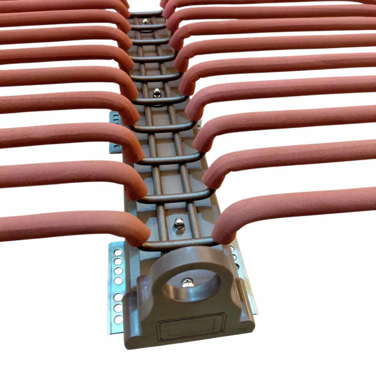 Wardrobe Organizer Pull Out Trouser/Saree Rack Soft Close Double Row 20 Arms Mocha Finish 650mm (3031)