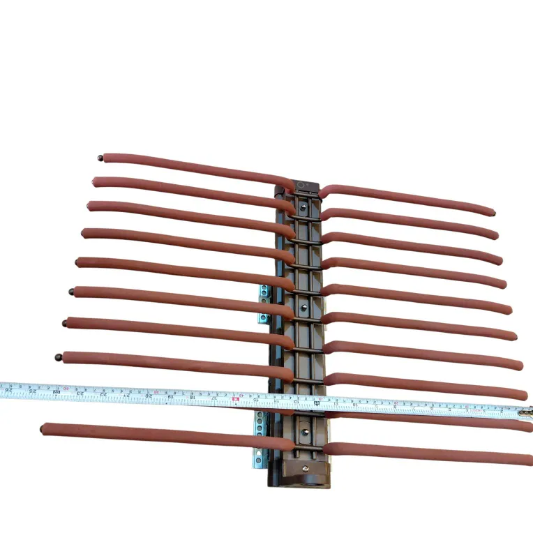 Wardrobe Organizer Pull Out Trouser/Saree Rack Soft Close Double Row 20 Arms Mocha Finish 650mm (3031)