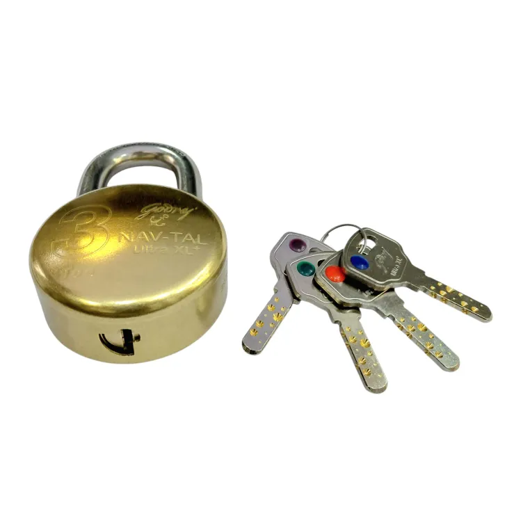 Godrej Padlock Nav-Tal Ultra XL+ 5100 | 65mm | 3 Ton Capacity | Main Door, Gate & Shutter Lock | 1 Year Warranty(1028)