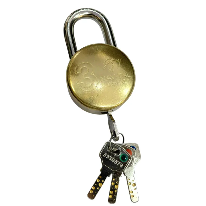 Godrej Padlock Nav-Tal Ultra XL+ 5100 | 65mm | 3 Ton Capacity | Main Door, Gate & Shutter Lock | 1 Year Warranty(1028)