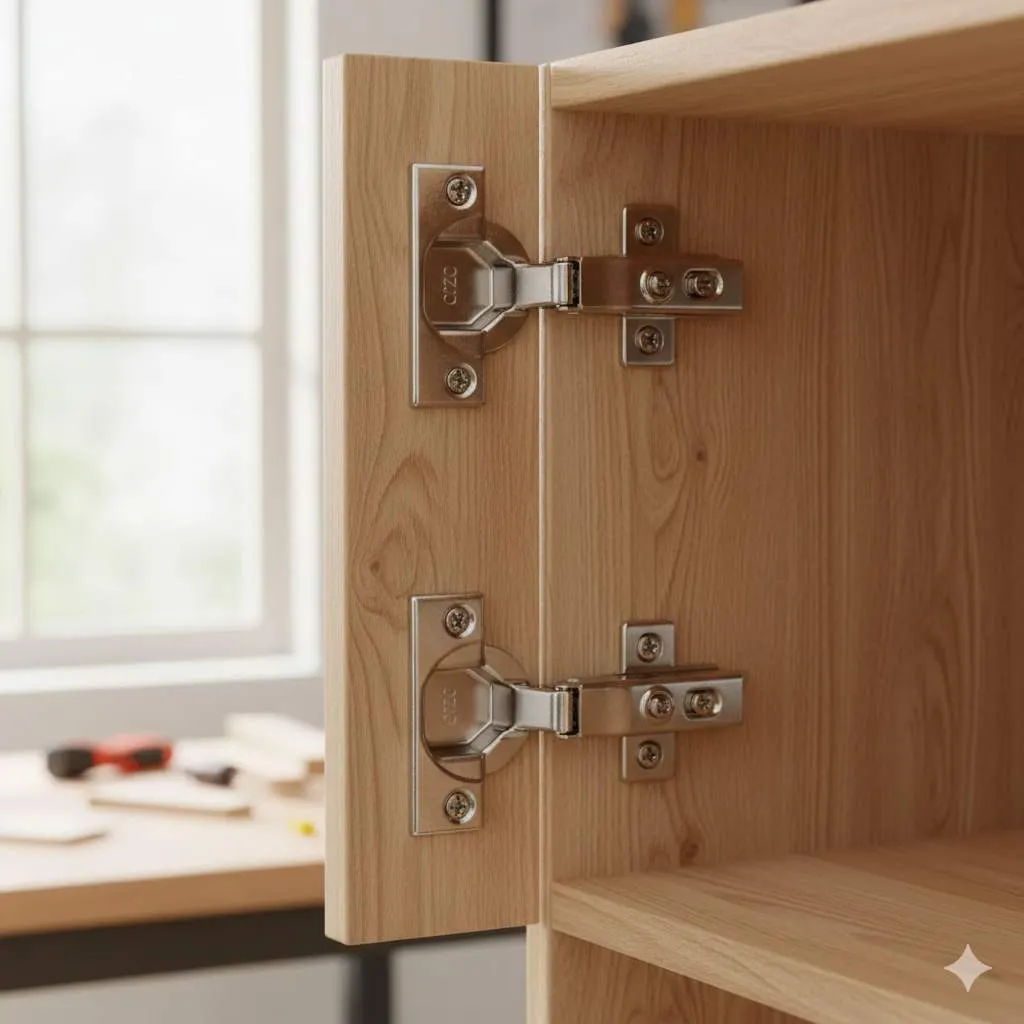 Cabinet Auto Hinge Benzo Stainless Steel Soft Close Heavy-Duty - 240gm Weight, 0/8/16 Crank Options (All parts s.s) (5-Year Warranty)(1011)