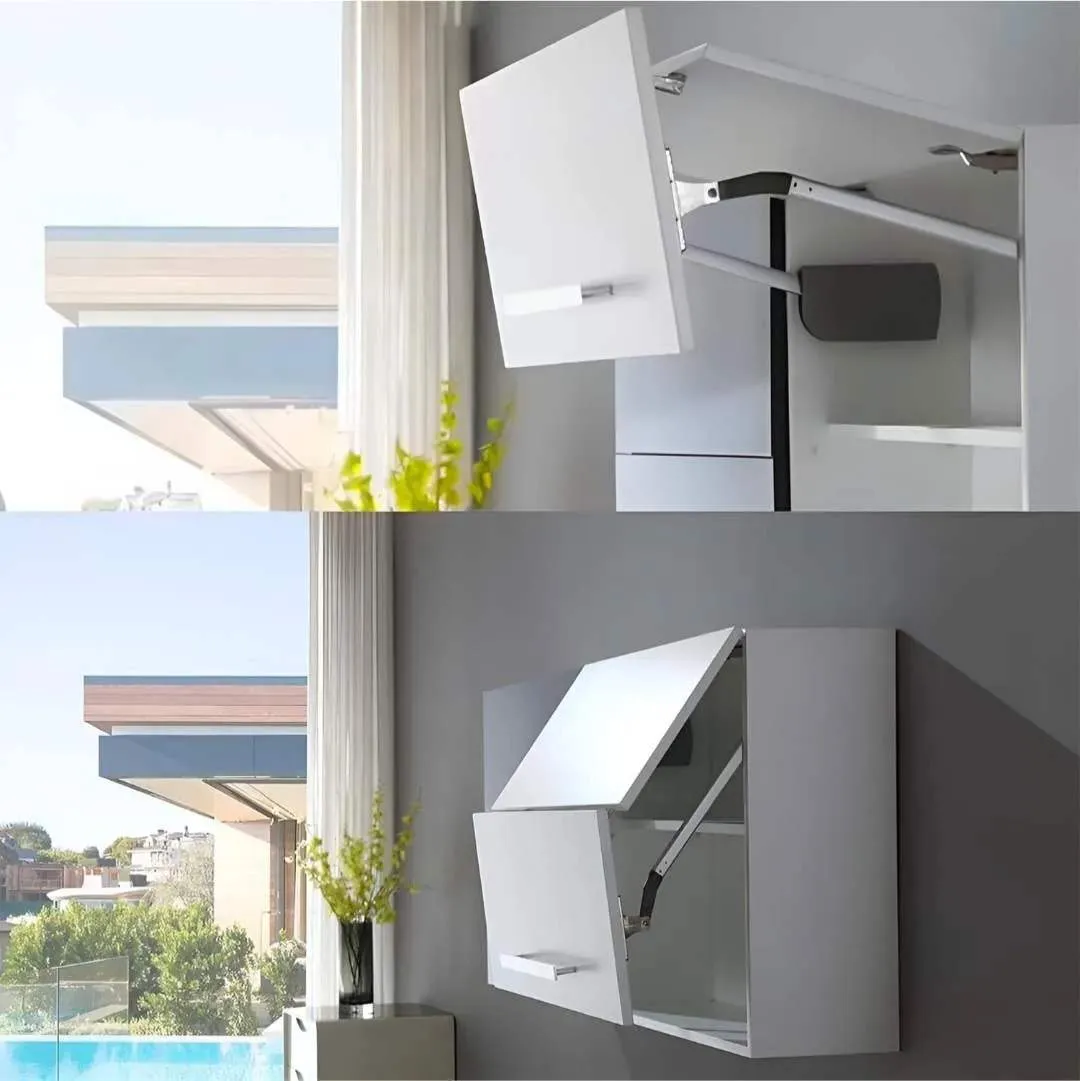 Bi-fold liftup system soft close double door lift up for kitchen cabinet doors 5 years warrenty  (1181)