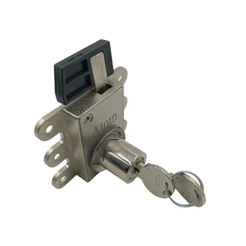 Sliding door center lock flap lock single lock for overlapped doors 25mm with ultra key atom 1 years warrenty (2431)