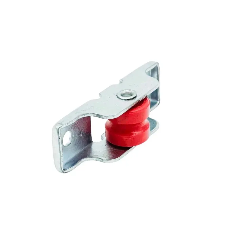 Aluminium sliding window wheel red small 2" * 12mm (1106)